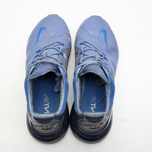 Nike Air Max 270 Premium Men\'s Size 11 Diffused Blue Leather Athletic Sneakers